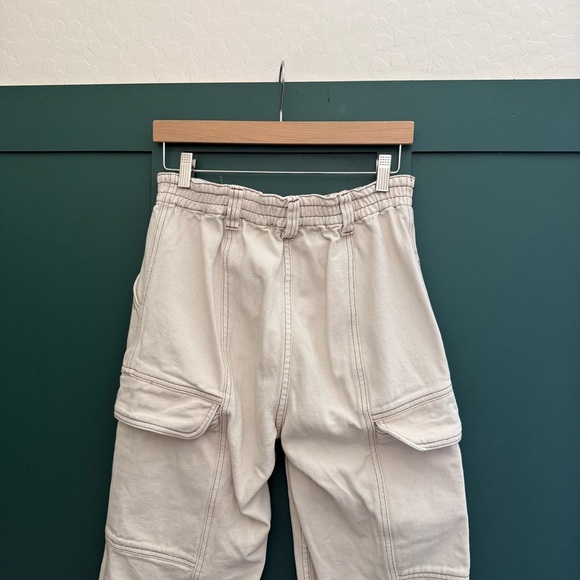 Pacsun Cream High Rise Cargo Jeans - Picture 3 of 9